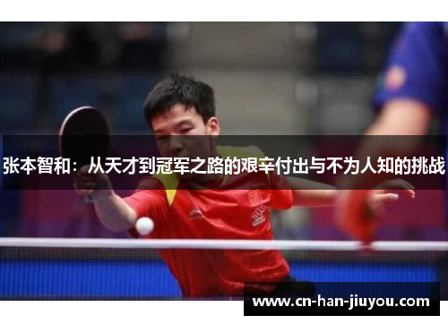 张本智和:从天才到冠军之路的艰辛付出与不为人知的挑战 张本智和:从天才到冠军之路的艰辛付出与不为人知的挑战